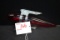 1936 Terraplane Single Wing Hood Ornament w/Red Torpedo Insert; 7