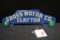Gross Motor Co., Clayton, License Plate Topper w/Green Reflectors; 10