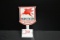 Socony Vacuum Safe Driving Award w/Pegasus Porcelain License Plate Topper; 5-1/2