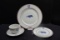 Ford Tractor Ferguson System Dinnerware Set including 6 Dinner, 6 Salad, 6 Saucer, and 6 Cups; Walke