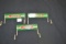 Group of 3 Vintage Metal Whitaker Display Tops; 9