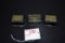 Group of 3 Lubrication Reminders including Buick, Chevrolet, and Pontiac