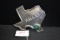 Contemporary Dallas, Texas, Pressed Tin License Plate Topper w/Green Reflector; 5
