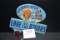 Lake of the Ozarks License Plate Topper w/Red Glass Reflector; 6