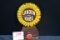 Landon and Knox Sunflower License Plate Topper w/Red Reflector; 6-1/2