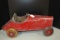 1928-30s Electric Track Monkey Race Car w/Brass Wheels; Winnwood Beach and Amusement Park, Kansas Ci