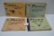 Group of 4 - 1950s Pontiac Parts Manuals