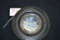 1950s B.F. Goodrich Wheel Ashtray w/Litho-Stamped Glass Insert; 6