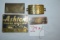 Group of Brass No. Information Tags