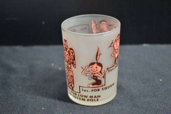 "Say When" Frosted Shot Glass 4 oz.