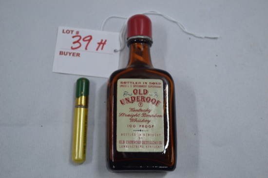 1936 Chevrolet Bullet Lighter and Whiskey Bottle Lighter