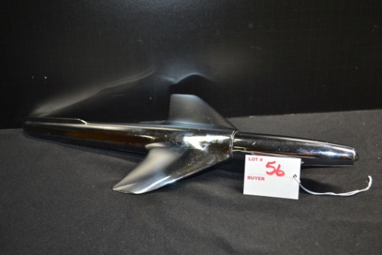 1951 Chevrolet Jet Airplane Chrome Hood Ornament; 15"