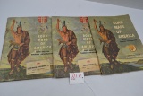 Group of 3 Pontiac Advertising Atlas of Americas 1950 and 1951