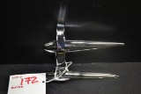 Gun Sight Hood Ornament; 6
