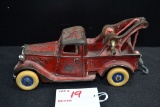 Arcade Ford Tow Truck Toy; Heavy Metal w/Rubber Wheels; 6