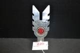 Goodrich Silver Town Safety League License Plate Topper; 5