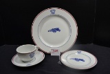 Ford Tractor Ferguson System Dinnerware Set including 6 Dinner, 6 Salad, 6 Saucer, and 6 Cups; Walke