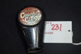 Country Club, The Bright Beer, Double-Sided Beer Tap Handle; by Goetz Brewing Co., St. Joseph and Ka