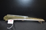1942 Pontiac Indian Chief Hood Ornament w/Clear Plastic Insert; 15