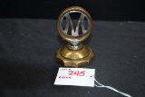 1914-18 Maxwell Brass Radiator Cap/Hood Ornament; 3