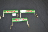 Group of 3 Vintage Metal Whitaker Display Tops; 9