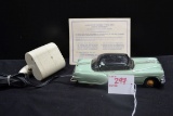1950s Pontiac Chieftain Battery-Operated Model Car by Aluminum Model Toys Inc. w/Original Paperwork;