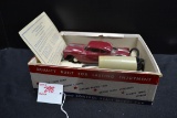 1950s Pontiac Chieftain Battery-Operated Model Car by Aluminum Model Toys Inc. w/Original Paperwork