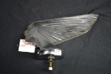 1928-30 Lalique Victoire/Spirit of the Wind Hood Ornament; Some Chips; 10
