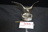 1920s Ford Model-T Hinged-Wing Golden Eagle Radiator Cap/Hood Ornament; 4