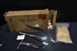 1950 Ford Silver Swallow Hood Ornament by Standard Die Cast Co. w/Box and Hardware; 10