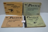 Group of 4 - 1950s Pontiac Parts Manuals