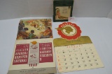 Group of 3 - Pontiac Advertising Calendars including 1948, 1953, and 1954