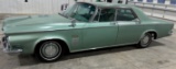 1963 Chrysler New Yorker Green 4 Door Car w/10,800 Original Miles; Runs and Drives Well