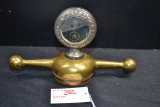 Boyce Star MotoMeter Mounted on Brass Dogbone Radiator Cap