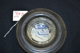 1950s B.F. Goodrich Wheel Ashtray w/Litho-Stamped Glass Insert; 6