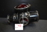 1920s? Adlake Driving Lamp w/Red Clear Lens