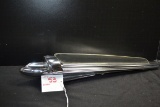 1947 Chevrolet Fleetline Flying Rocket Hood Ornament w/Clear Plastic Insert