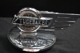 1935 Studebaker Winged Wheel Radiator Cap/Hood Ornament; Some surface pitting.