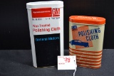 Pair of GM Polishing Cloths in Tins; NOS
