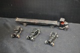 Child's Metal Cars and Trucks; Tootsie Toys?