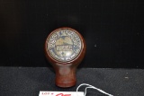 Burlington Beer Tap Handle; Bakelite w/Metal Front
