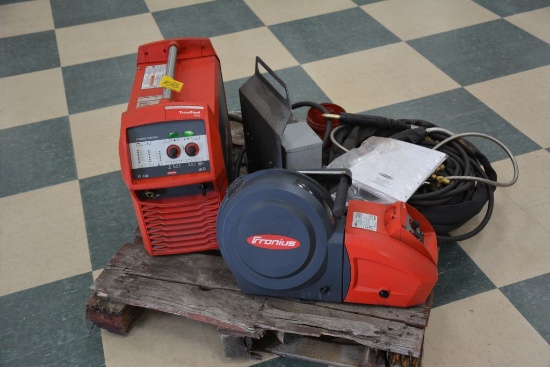 Fronius Transteel 3500 Welder w/Fronius VR 5000 Feeder Equipped with 3-Phase Converter