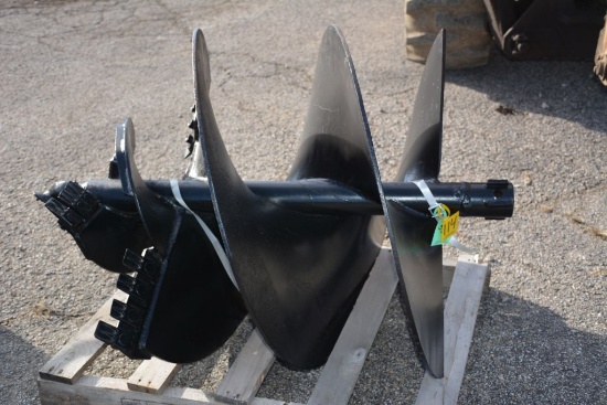 36" Auger For Post Hole Digger, 2 9/16" Round Drive