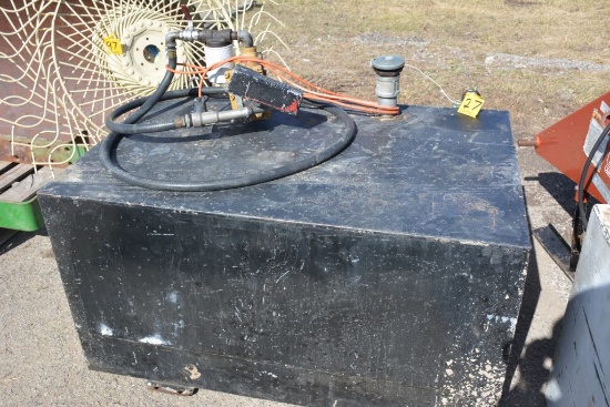 135g Fuel Tank With 12v Pump, Good Tank
