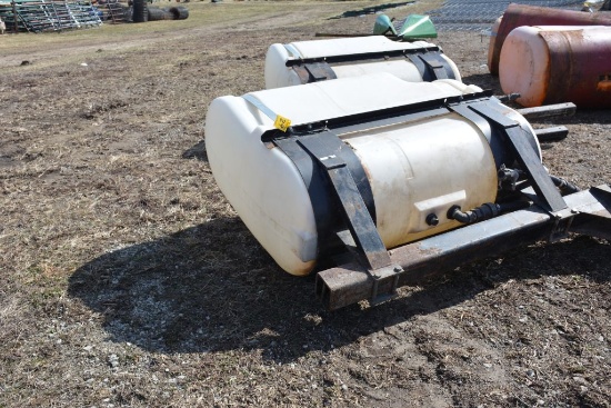 250 Gallon Saddle Tanks, New Style Hookup For Newer Tractors