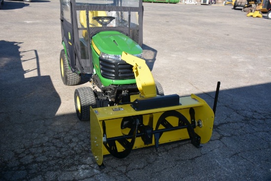2016 John Deere X750 Lawn Tractor, 60" 7iron Pro Deck, 556 Hour, 26x12.00-12 Rear Tires Like New, 3c