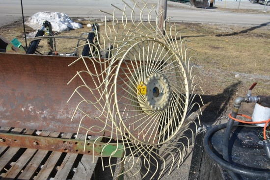 2 New Wheels For Hay Rake