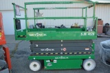 Skyjack SJIH4626 Green, Hard Surface Tires, Good Paint, Clean, With Extension Deck, Working Conditio