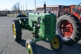 1950 John Deere M Styled Wide Front Tractor; VIN M-40320; Rubber Rear 11.2-24 New, Front 5.00-15 New