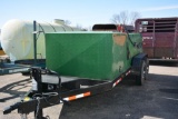 1000 Gallon Fuel Trailer, 12v Filrite Pump, Tandem Axle, Good Tires, Green In Color, Nice Trailer